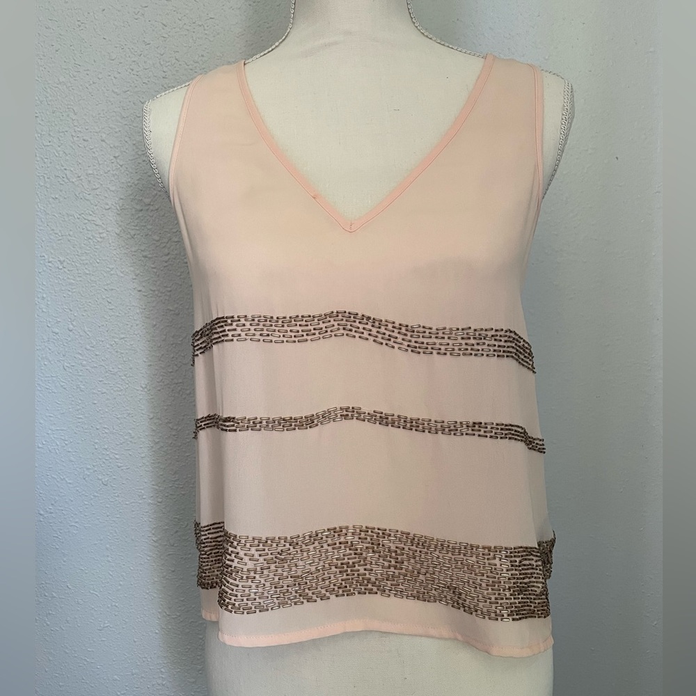 BEBE beaded top size xs